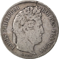 FRANCE, Louis-Philippe, 5 Francs, 1833, Perpignan, KM #749.11, VF(20-25),...