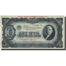 Banknote, Russia, 10 Chervontsev, 1937, 1937, KM:205a, EF(40-45)