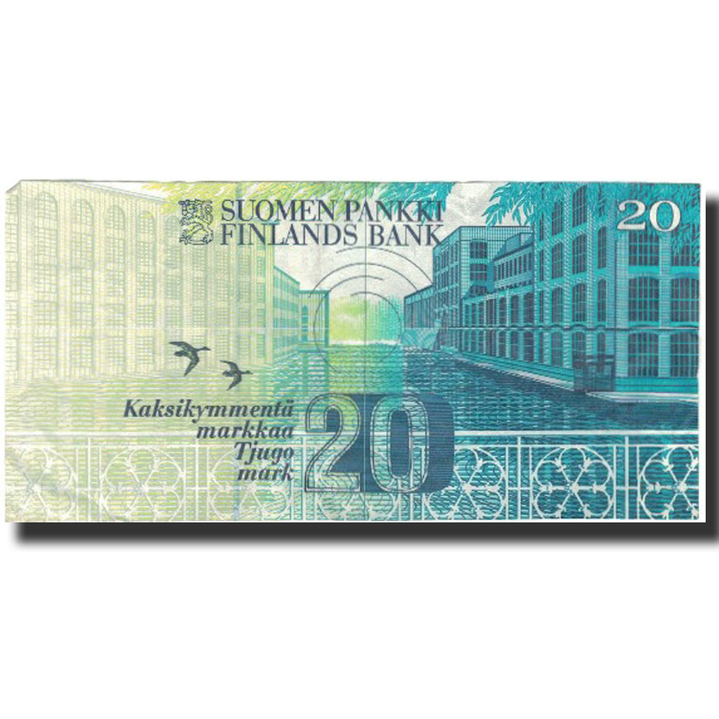 Banknote, Finland, 20 Markkaa, 1993, 1993, KM:122, EF(40-45)