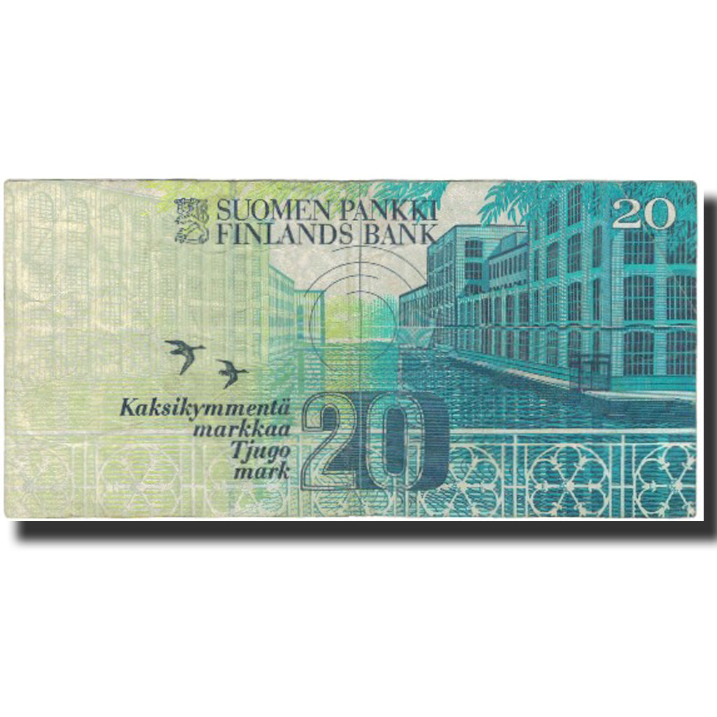 Banknote, Finland, 20 Markkaa, 1993, 1993, KM:122, VF(20-25)