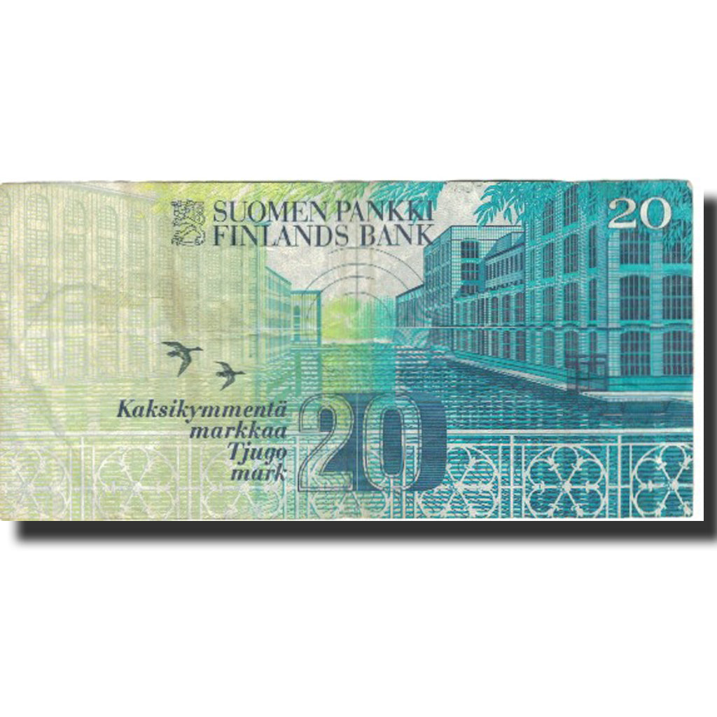 Banknote, Finland, 20 Markkaa, 1993, 1993, KM:122, VF(20-25)