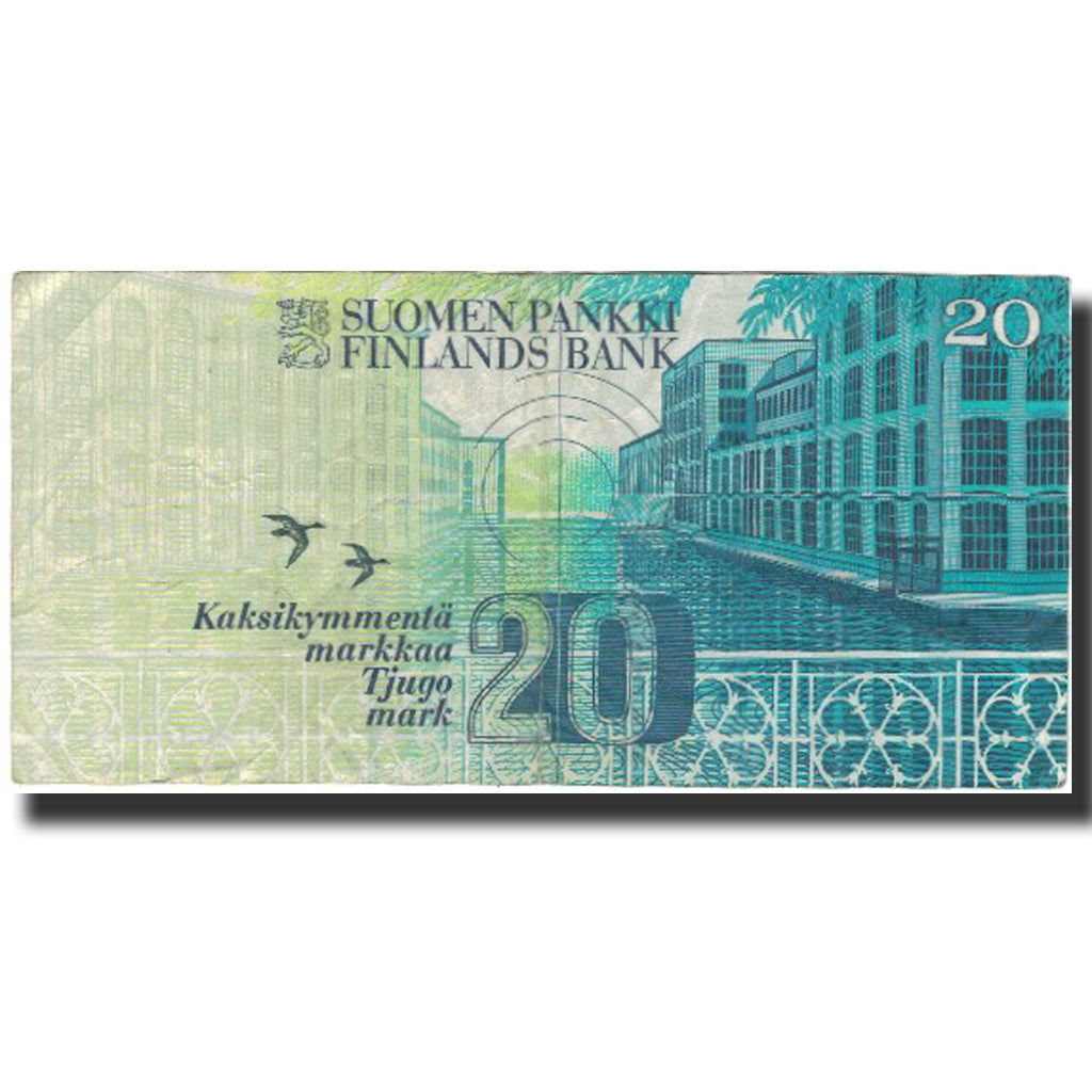 Banknote, Finland, 20 Markkaa, 1993, 1993, KM:122, VF(20-25)