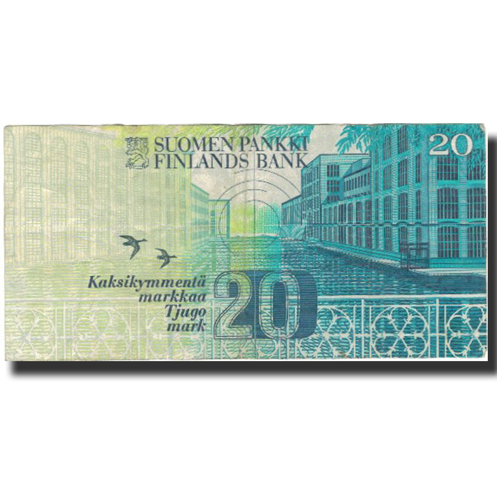 Banknote, Finland, 20 Markkaa, 1993, 1993, KM:122, VF(30-35)