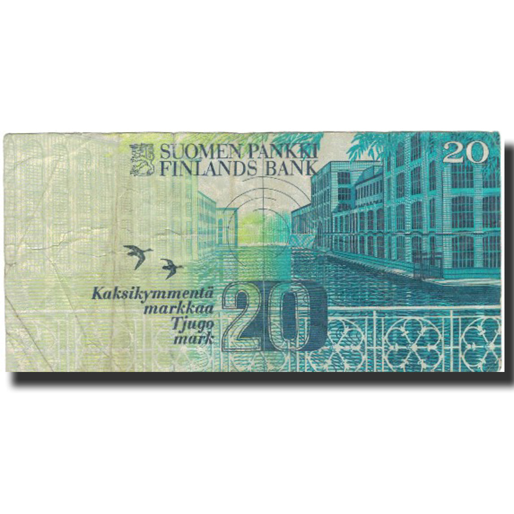 Banknote, Finland, 20 Markkaa, 1993, 1993, KM:122, F(12-15)