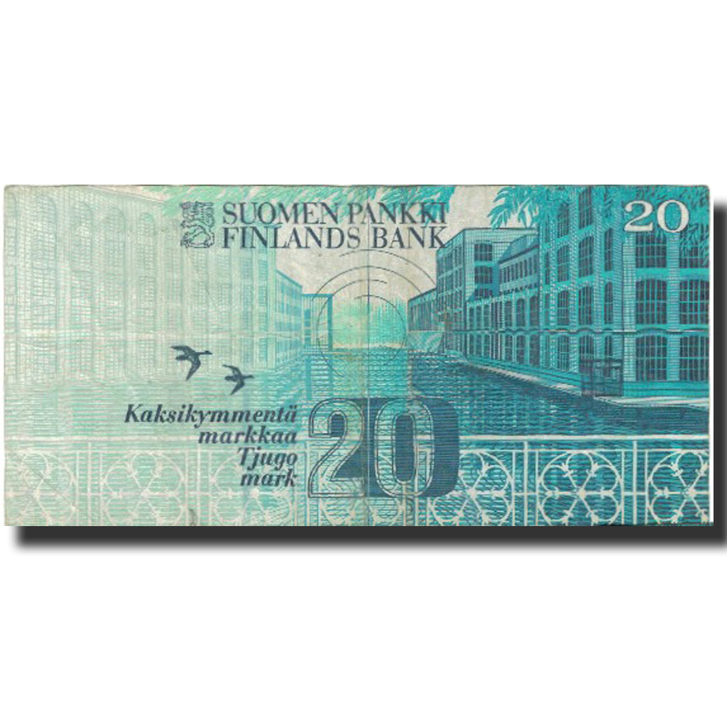 Geldschein, Finnland, 20 Markkaa, 1993, 1993, KM:123, S
