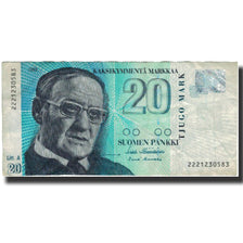 Banknote, Finland, 20 Markkaa, 1993, 1993, KM:123, VF(20-25)