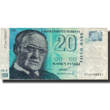 Banknote, Finland, 20 Markkaa, 1993, 1993, KM:123, VF(20-25)