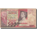Biljet, Madagascar, 5000 Francs = 1000 Ariary, KM:66a, TB