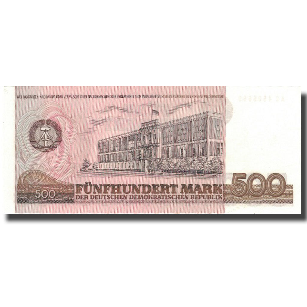Banknote, Germany - Democratic Republic, 500 Mark, 1985, 1985, KM:33, UNC(64)