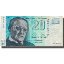 Banknote, Finland, 20 Markkaa, 1993, 1993, KM:123, VF(20-25)