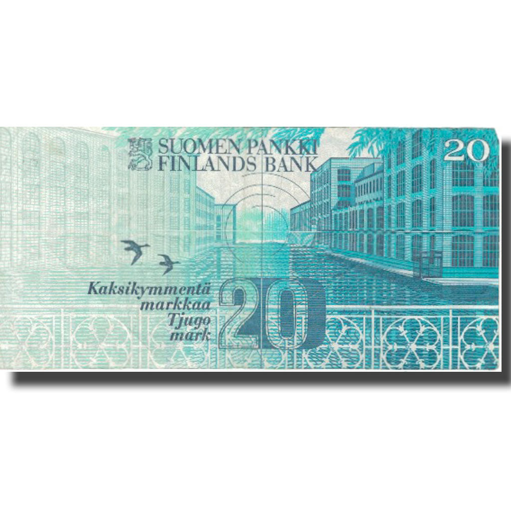 Banconote, Finlandia, 20 Markkaa, 1993, 1993, KM:123, MB