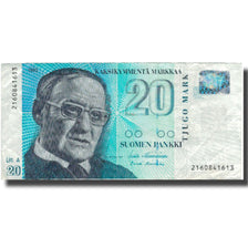 Banknote, Finland, 20 Markkaa, 1993, 1993, KM:123, VF(20-25)