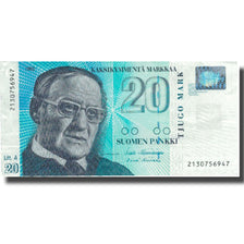 Banknote, Finland, 20 Markkaa, 1993, 1993, KM:123, VF(20-25)