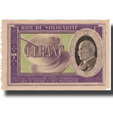 1 Franc, Undated, France, UNC(65-70), Secours National