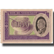France, Secours National, 1 Franc, UNC(63)