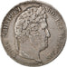Moneda, Francia, Louis-Philippe, 5 Francs, 1834, Strasbourg, MBC, Plata