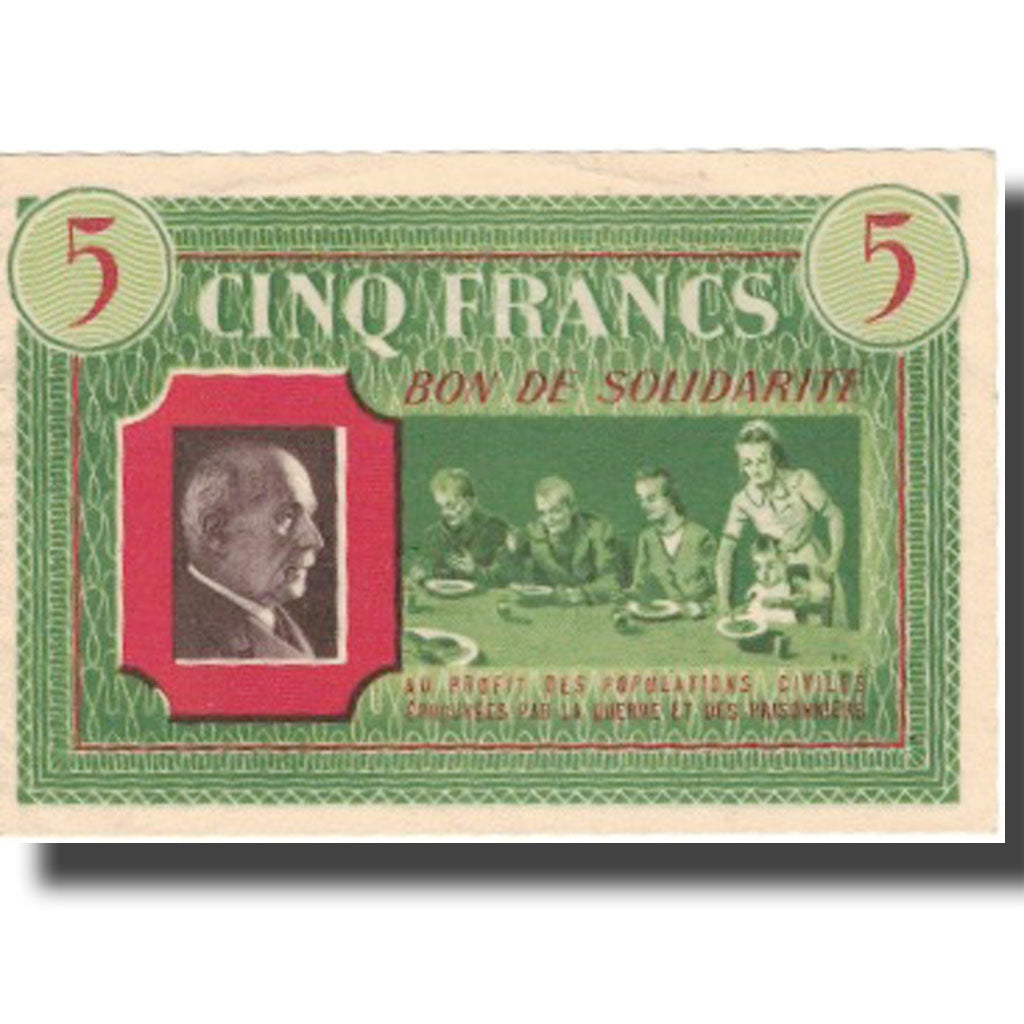França, Comité National, 5 Francs, UNC(63)