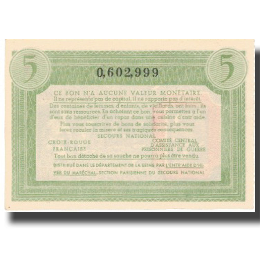 França, Comité National, 5 Francs, UNC(65-70)