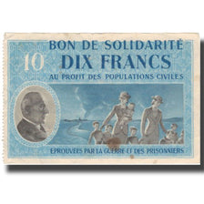 Francja, Bon de Solidarité, 10 Francs, EF(40-45)