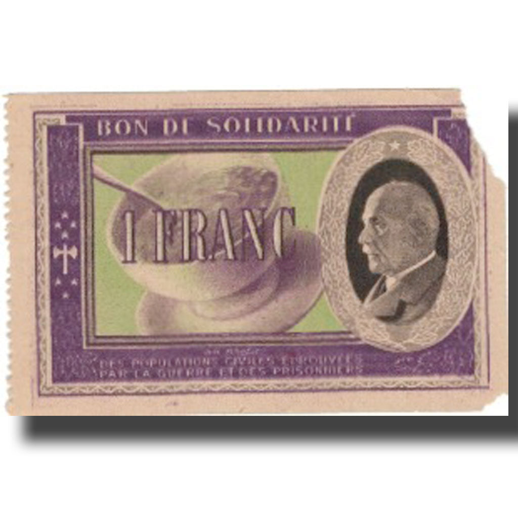Frankrijk, Secours National, 1 Franc, NIEUW