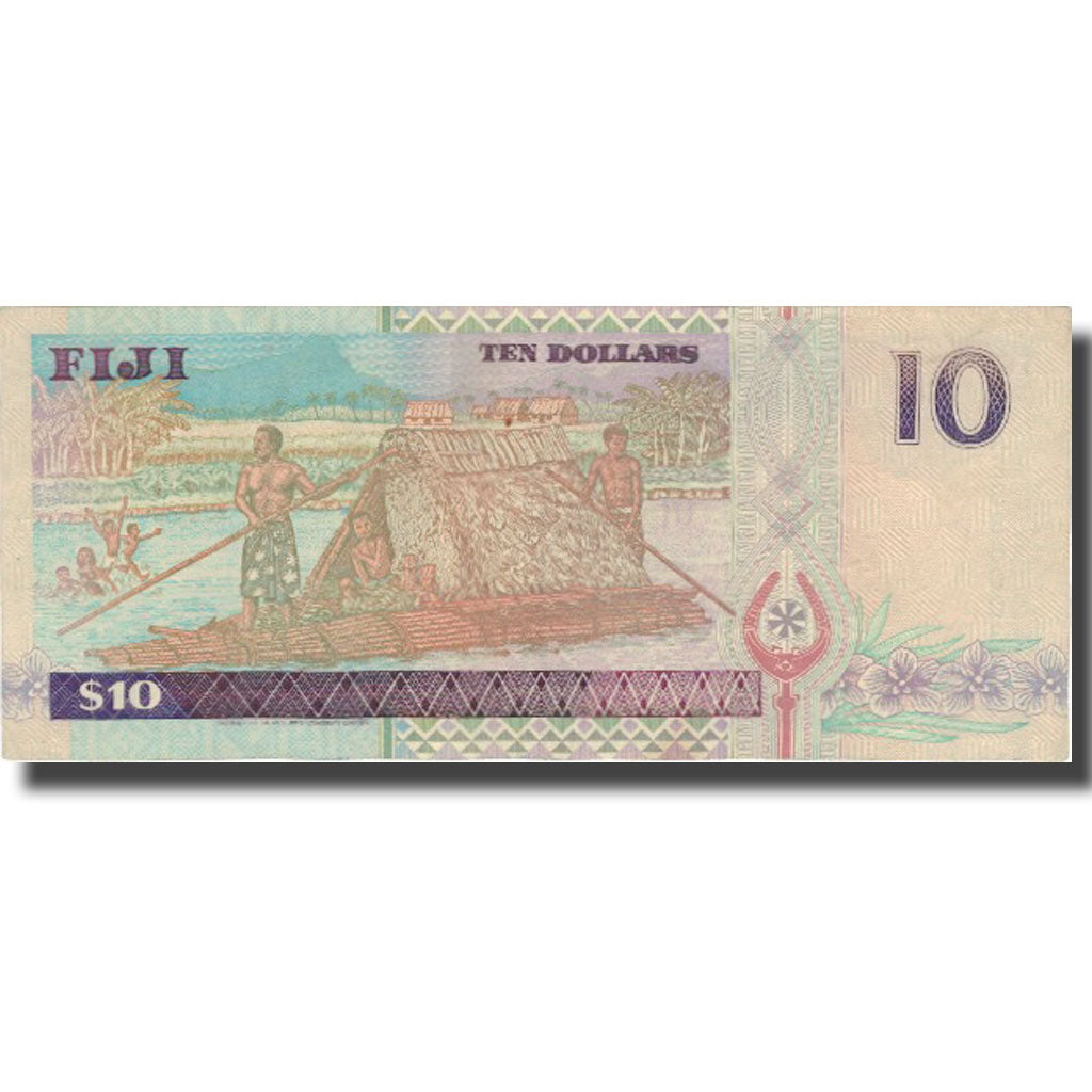 Banknote, Fiji, 10 Dollars, Undated (1996), KM:98b, EF(40-45)