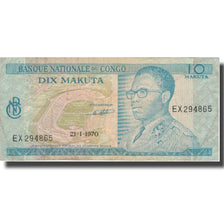 Banknote, Congo Democratic Republic, 10 Makuta, 1970, 1970-01-21, KM:9a