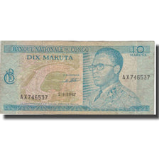 Banknote, Congo Democratic Republic, 10 Makuta, 1970, 1970-01-21, KM:9a