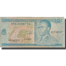 Nota, República Democrática do Congo, 10 Makuta, 1970, 1970-01-21, KM:9a