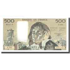 France, 500 Francs, Pascal, 1992, 1992-01-02, UNC(63), Fayette:71.49, KM:156i