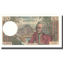 France, 10 Francs, Voltaire, 1968, 1968-04-04, AU(55-58), KM:147c