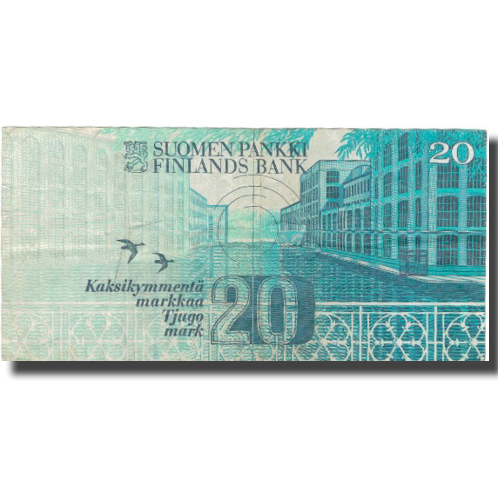 Banknote, Finland, 20 Markkaa, 1993, 1993, KM:123, VF(30-35)