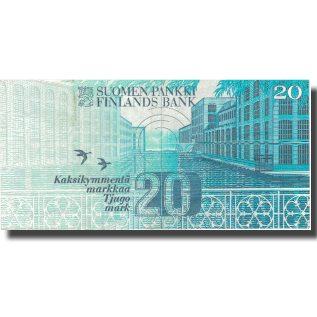 Banconote, Finlandia, 20 Markkaa, 1993, 1993, KM:123, BB