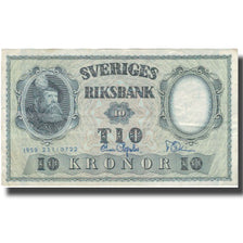 Banknote, Sweden, 10 Kronor, 1959, 1959, KM:43g, EF(40-45)