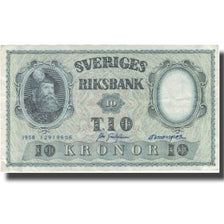 Billete, 10 Kronor, 1958, Suecia, 1958, KM:43e, MBC
