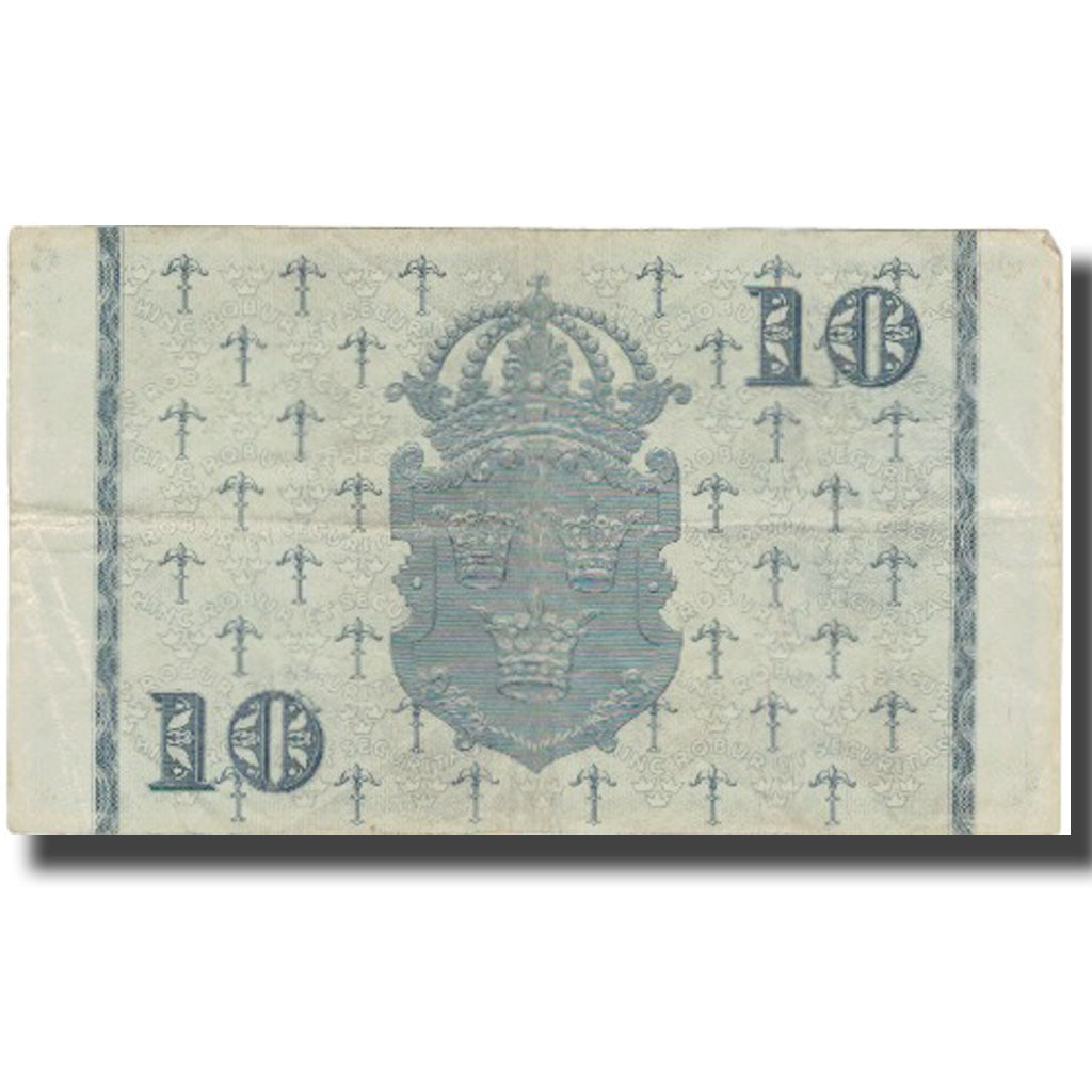 Banknote, Sweden, 10 Kronor, 1954, 1954, KM:43b, VF(30-35)