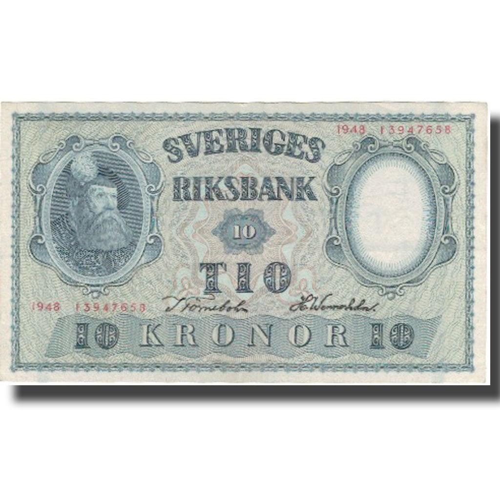 Banknote, Sweden, 10 Kronor, 1948, 1948, KM:40i, AU(50-53)