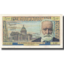 França, 5 Nouveaux Francs, Victor Hugo, 1960, 1960-02-04, EF(40-45)