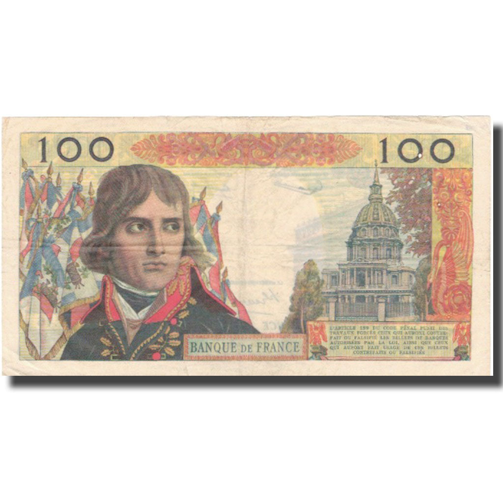 Francja, 100 Nouveaux Francs, Bonaparte, 1960, 1960-09-01, EF(40-45)