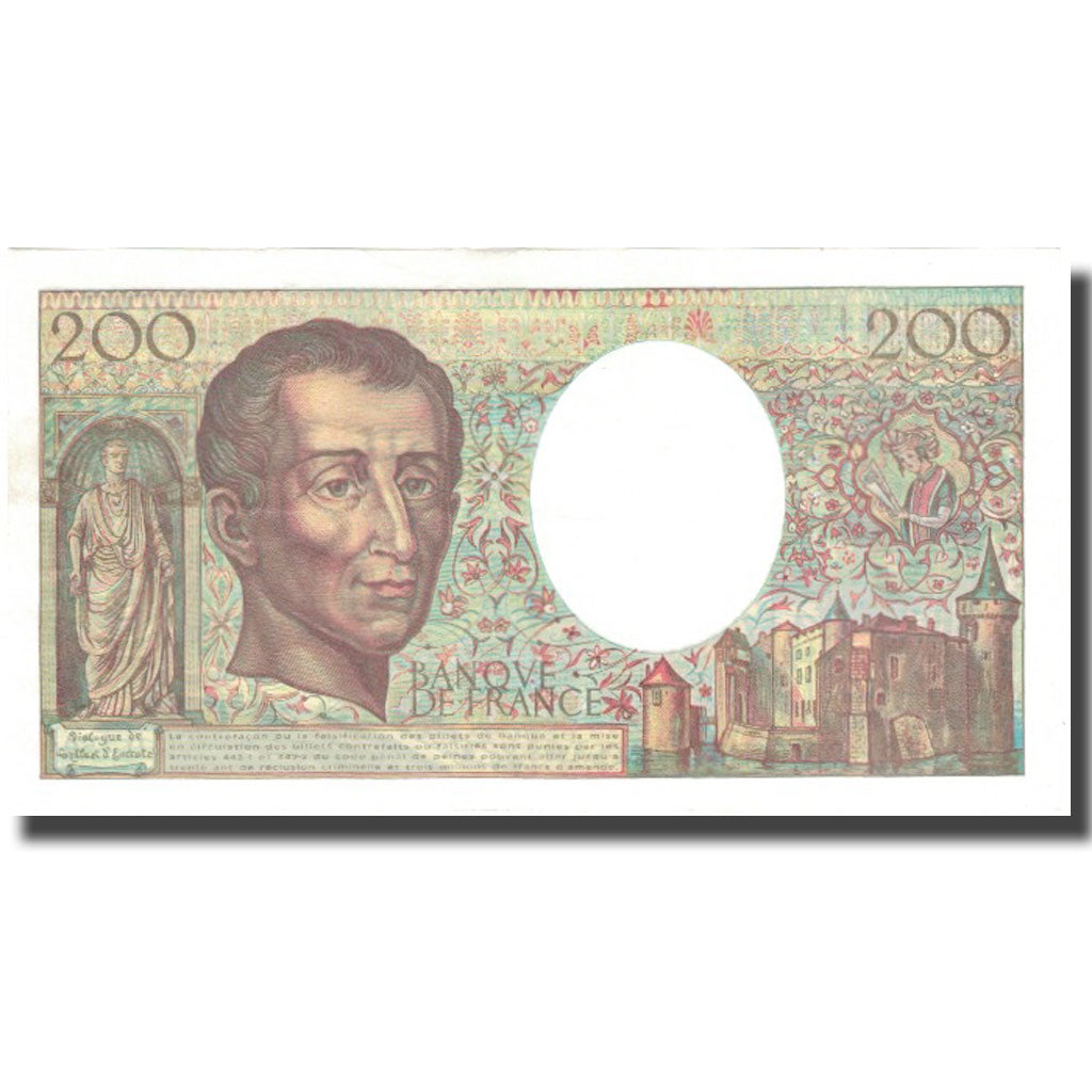 Francia, 200 Francs, Montesquieu, 1994, 1994, SPL-, Fayette:70/2.01, KM:155f