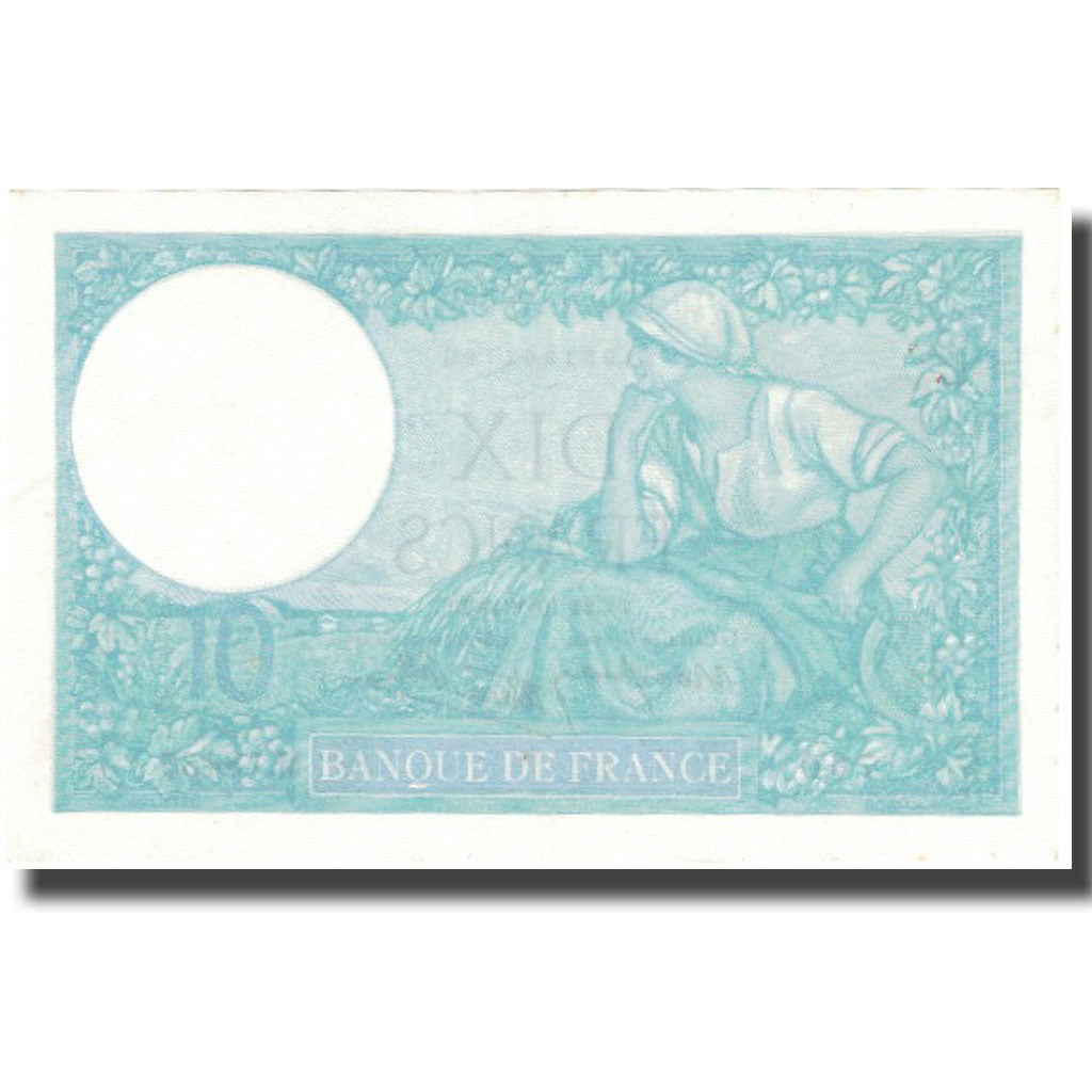 France, 10 Francs, Minerve, 1940, 1940-10-24, UNC(63), KM:84