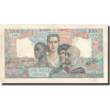France, 5000 Francs, Empire Français, 1945, 1945-09-27, EF(40-45)