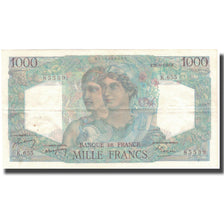 France, 1000 Francs, Minerve et Hercule, 1950, 1950-04-20, TTB+, Fayette:41.32