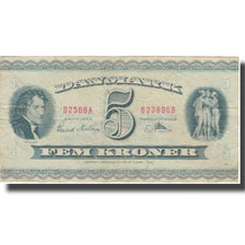 Banconote, Danimarca, 5 Kroner, Undated (1952), KM:42d, MB+