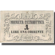 Banknote, ITALIAN STATES, 1 Lira, 1848, 1848, KM:S185, EF(40-45)