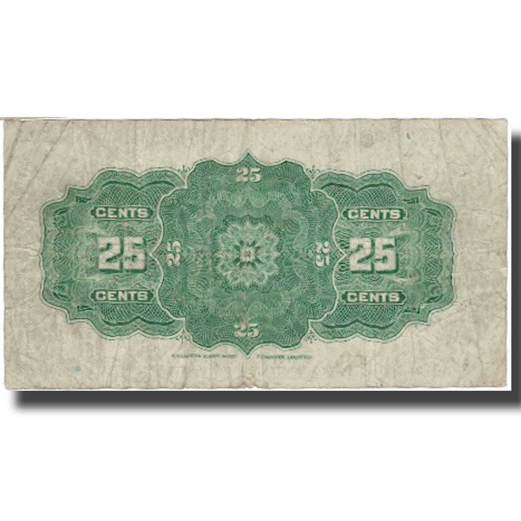 Billete, 25 Cents, 1923, Canadá, 1923-07-02, KM:11b, BC