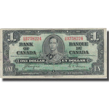 Billete, 1 Dollar, 1937, Canadá, 1937-01-02, KM:58e, BC