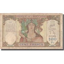 Banknote, New Caledonia, 100 Francs, Undated (1937-47), KM:42d, F(12-15)