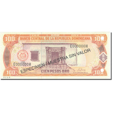 Billete, 100 Pesos Oro, 1997, República Dominicana, 1997, Specimen, KM:156s1