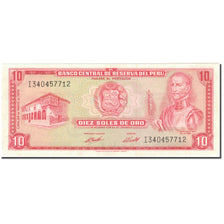 Billete, 10 Soles De Oro, 1973, Perú, 1973-05-24, KM:100c, SC+