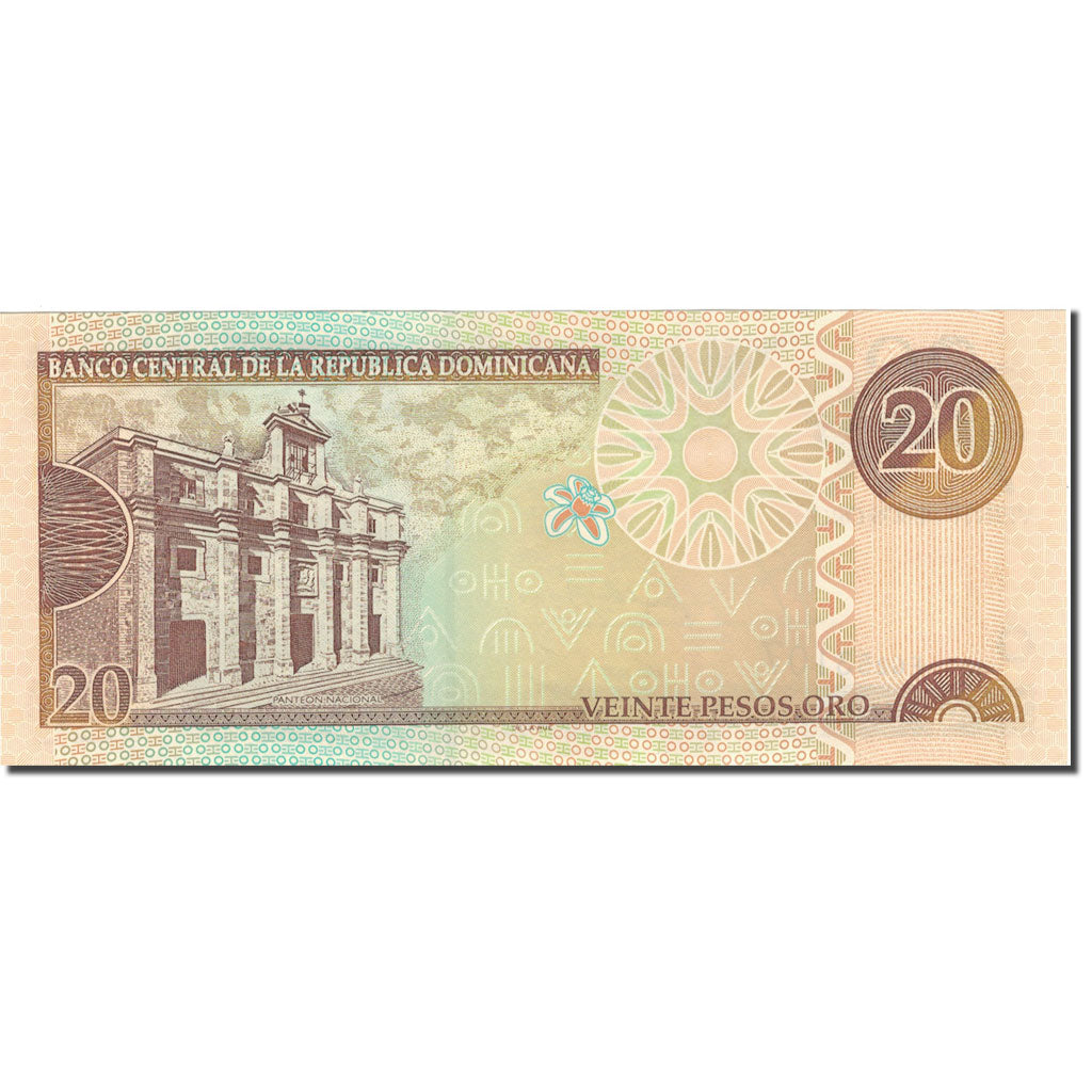 Billet, Dominican Republic, 20 Pesos Oro, 2002, 2002, KM:169b, SPL
